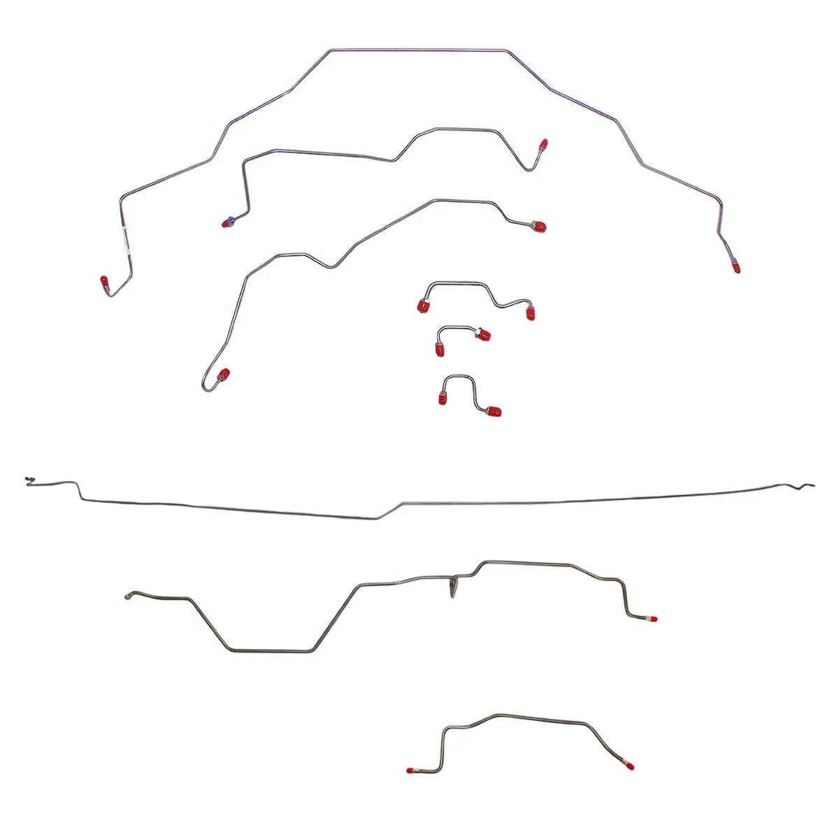 1995-97 Dodge Ram 2500 Brake Line Kit 2WD Rear ABS Quad Cab Long Bed - CBK0139OM